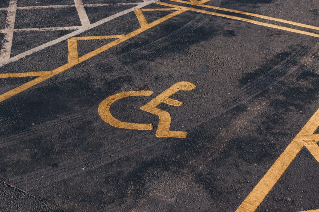 Image of handicapped parking spot